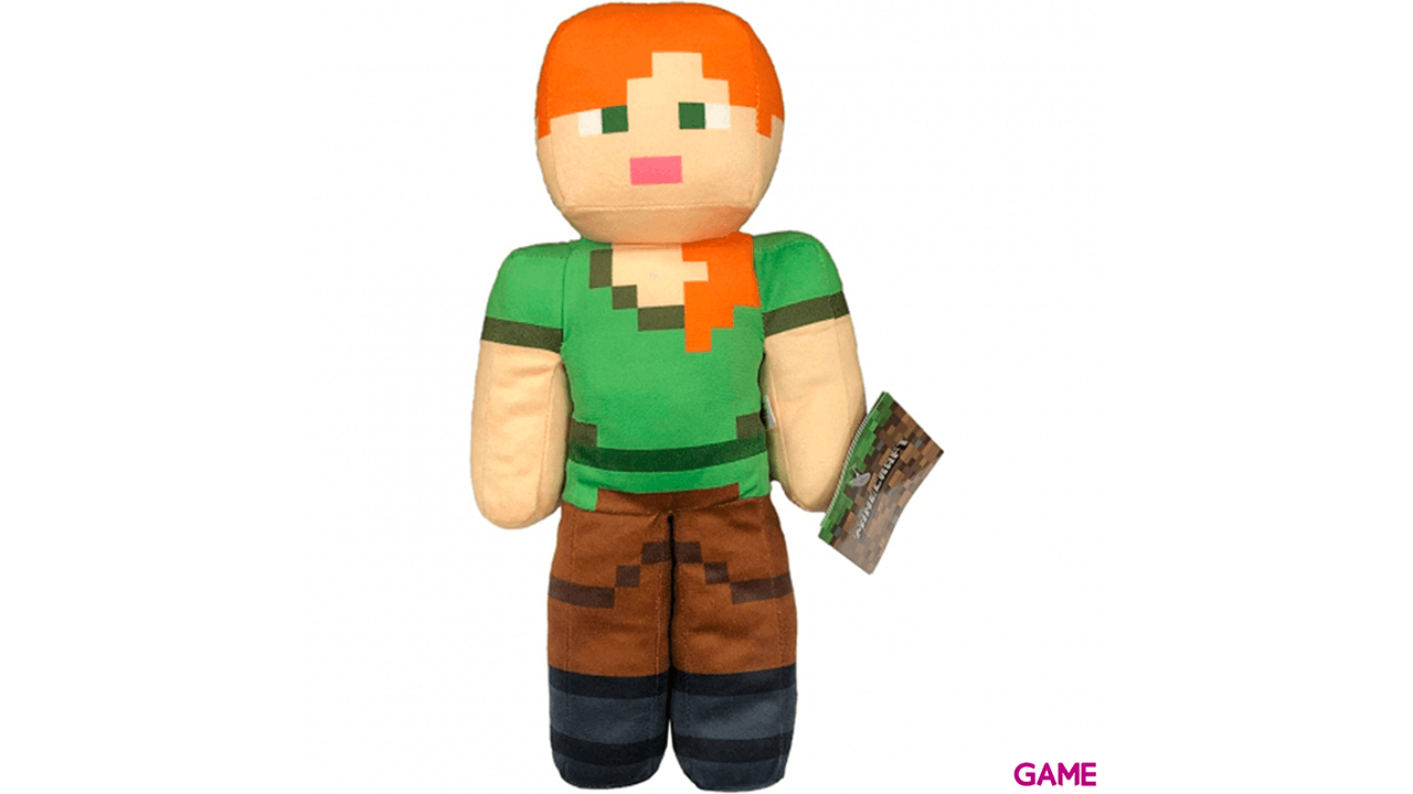 Peluche Minecraft 30cm: Alex