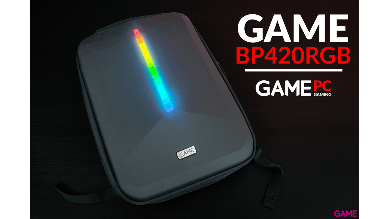 GAME BP420 con iluminacion RGB - Mochila Gaming