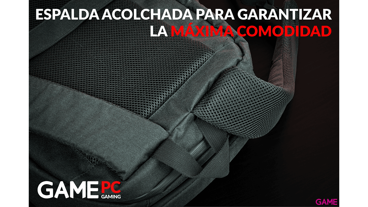 GAME BP420 con iluminacion RGB - Mochila Gaming