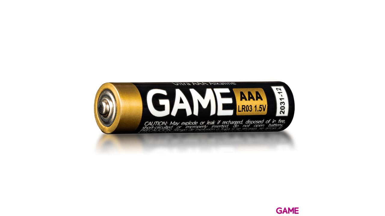 GAME UltraPower+ Pack 4 Pilas Alcalinas LR03 AAA