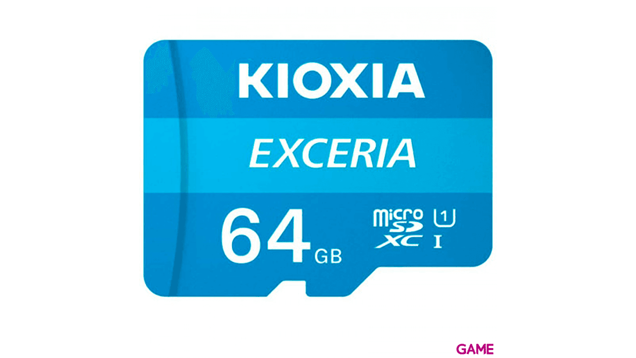Kioxia MicroSD Exceria G3 64GB Clase 10, 160 MB/s Tarjeta Memoria