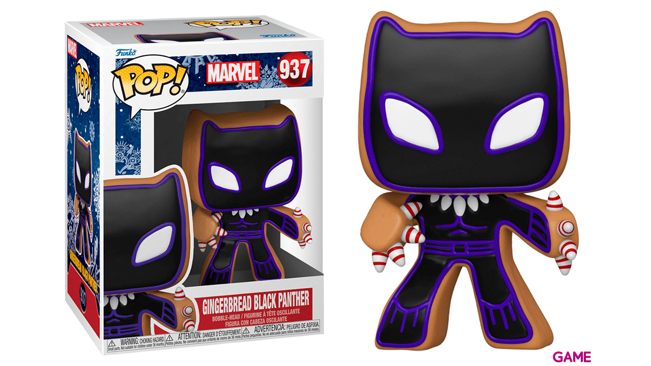 Figura POP Marvel Holidays S3: Pantera Negra