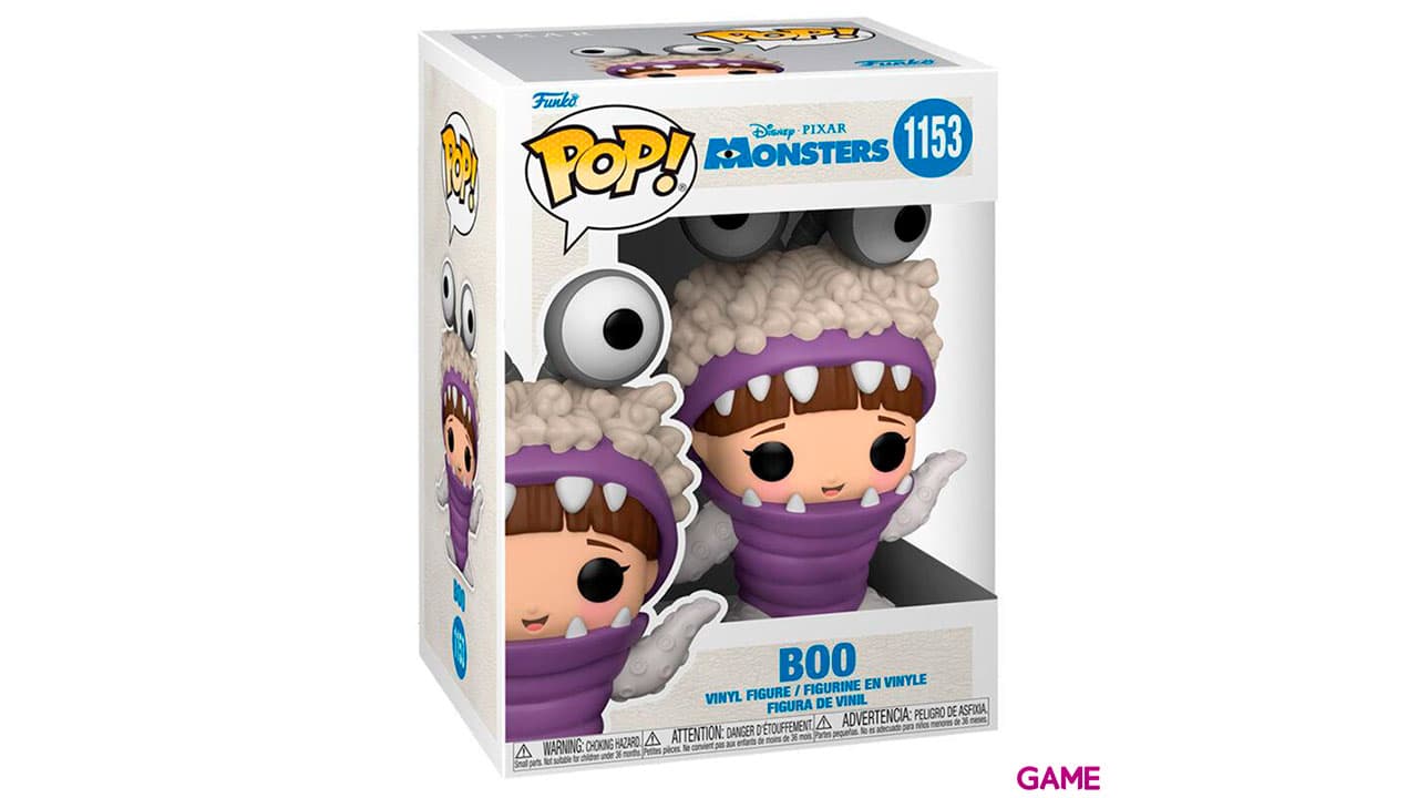 Figura POP Disney: Monstruos S.A 20th Boo con capucha