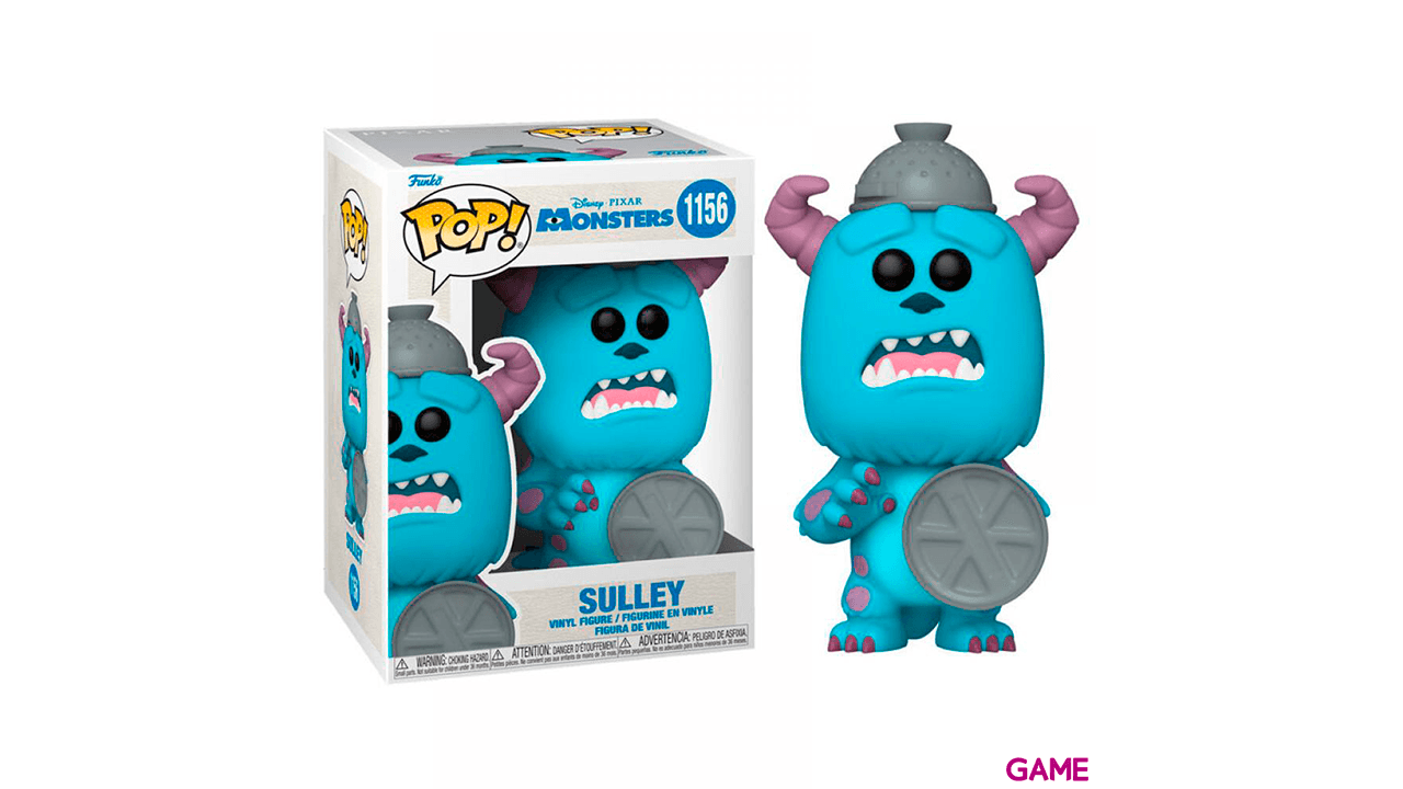 Figura POP Monstruos S.A. 20 Aniversario: Sulley con Escudo