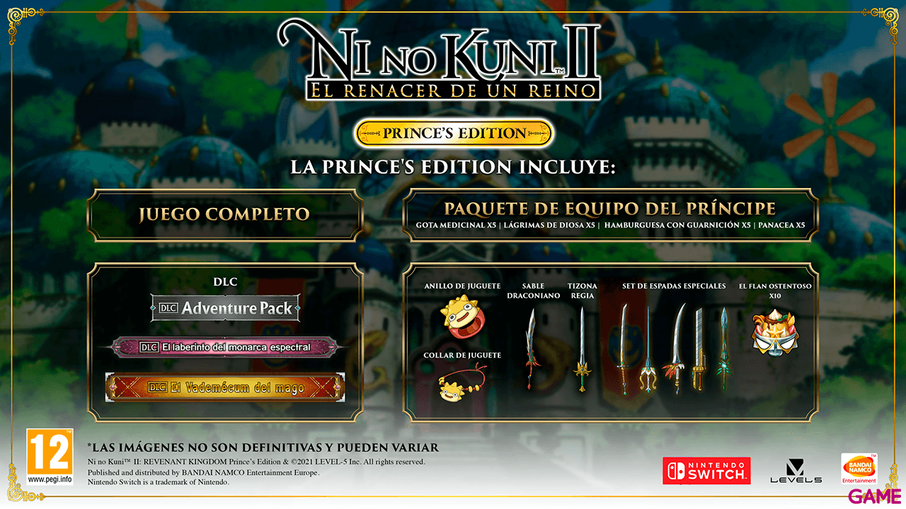 Ni no Kuni II: El renacer de un reino Prince’s Edition