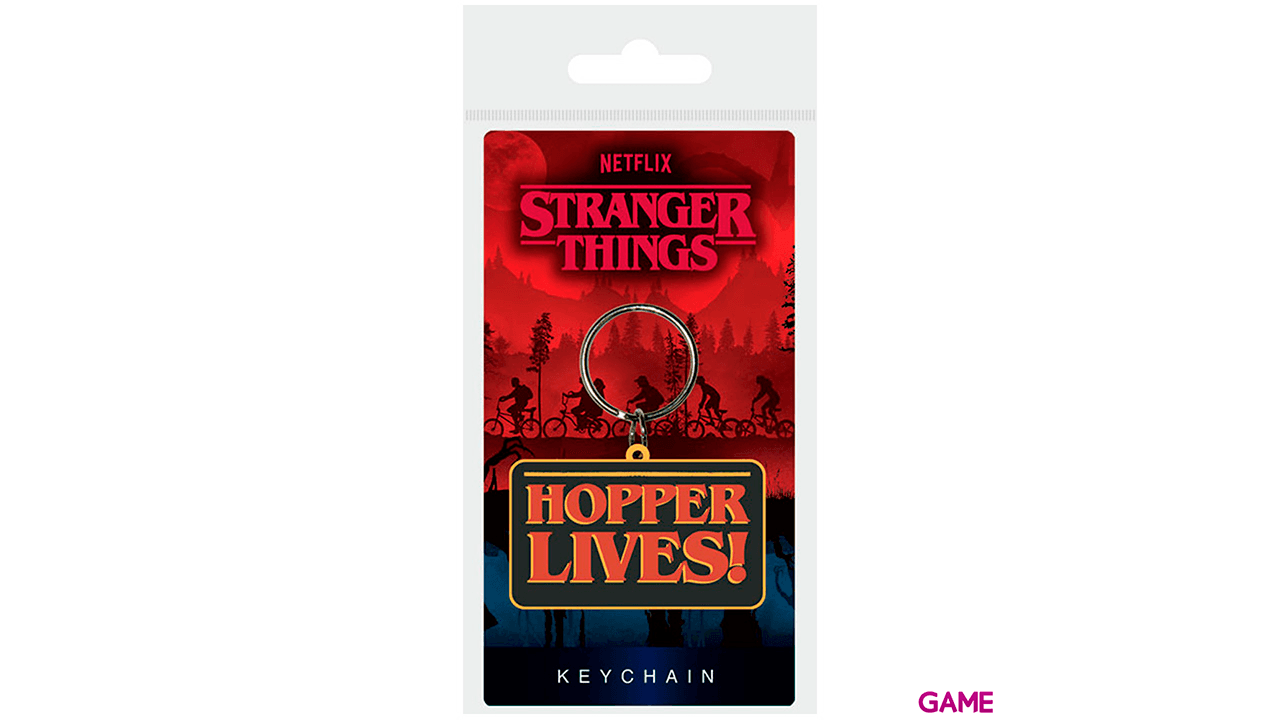 Llavero Stranger Things: Hopper Lives