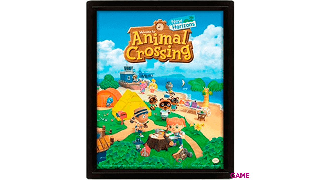 Cuadro 3D Animal Crossing: New Horizons