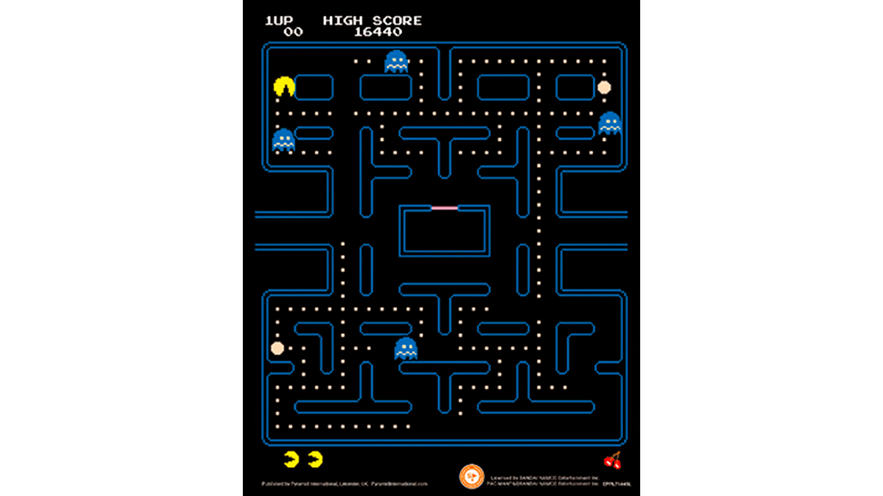 Cuadro 3D Pac-Man: Laberinto