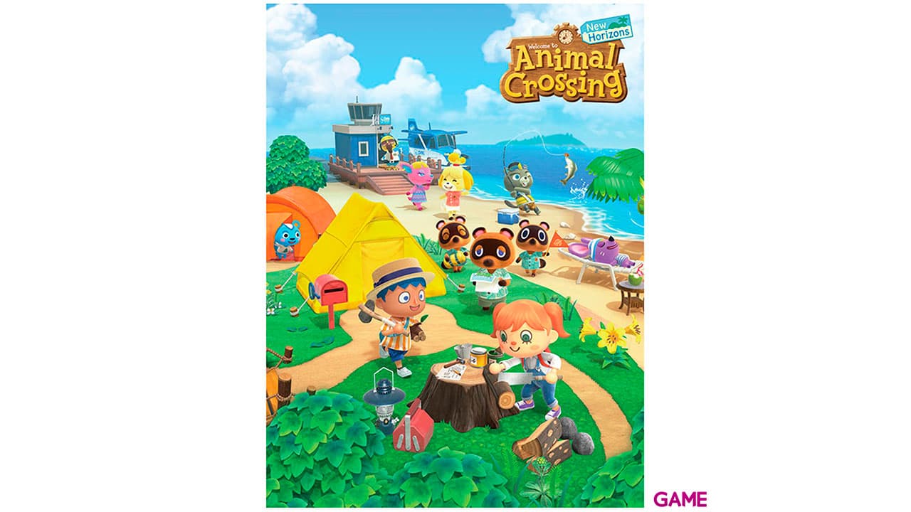 Lienzo 30x40 Animal Crossing: Island Life