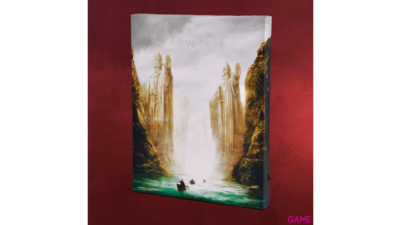 Lienzo con Iluminación 30x40cm El Señor de los Anillos: Argonath