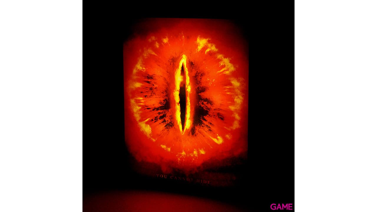 Lienzo con Iluminación 30x40cm El Señor de los Anillos: Ojo de Sauron