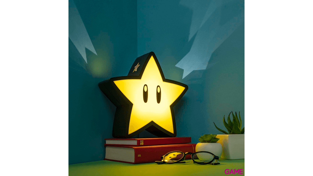 Lámpara Super Mario: Super Estrella