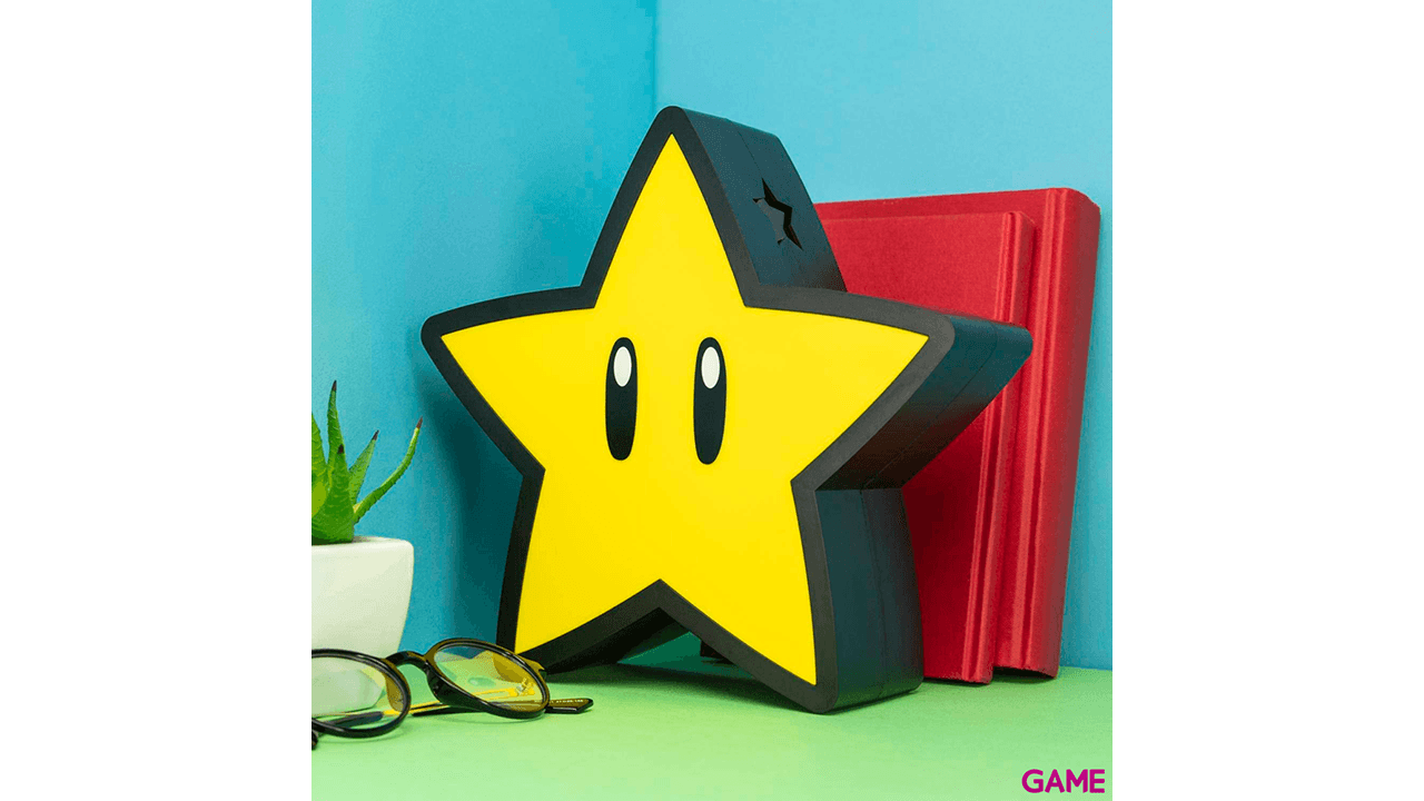 Lámpara Super Mario: Super Estrella