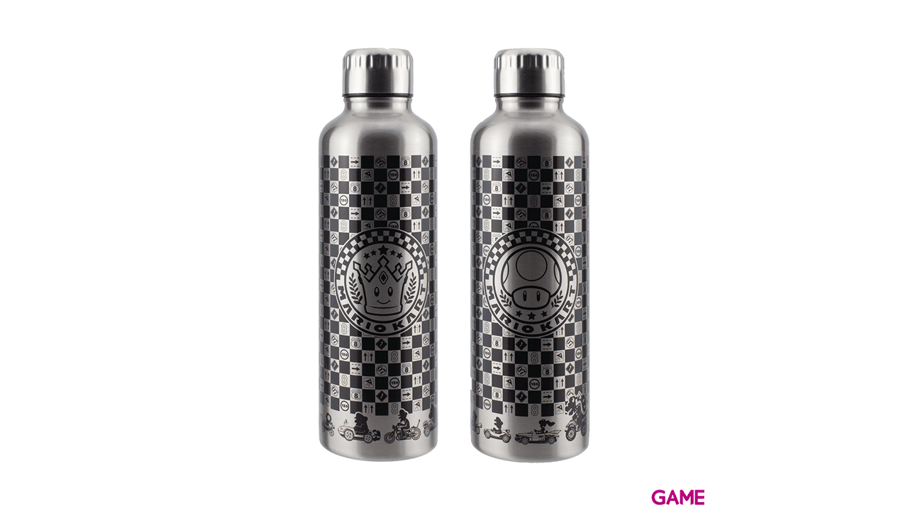 Botella metalica Mario Kart de 500 ml