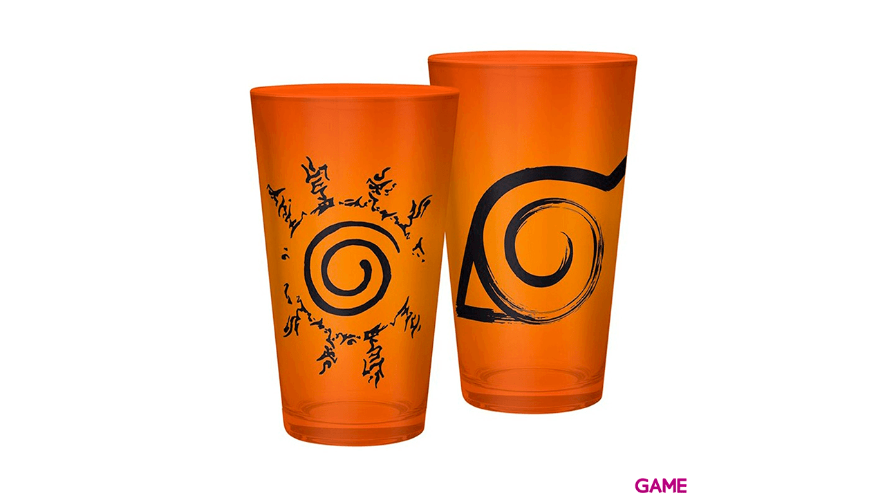 Vaso Naruto Shippuden 400ml: Konoha & Sceau