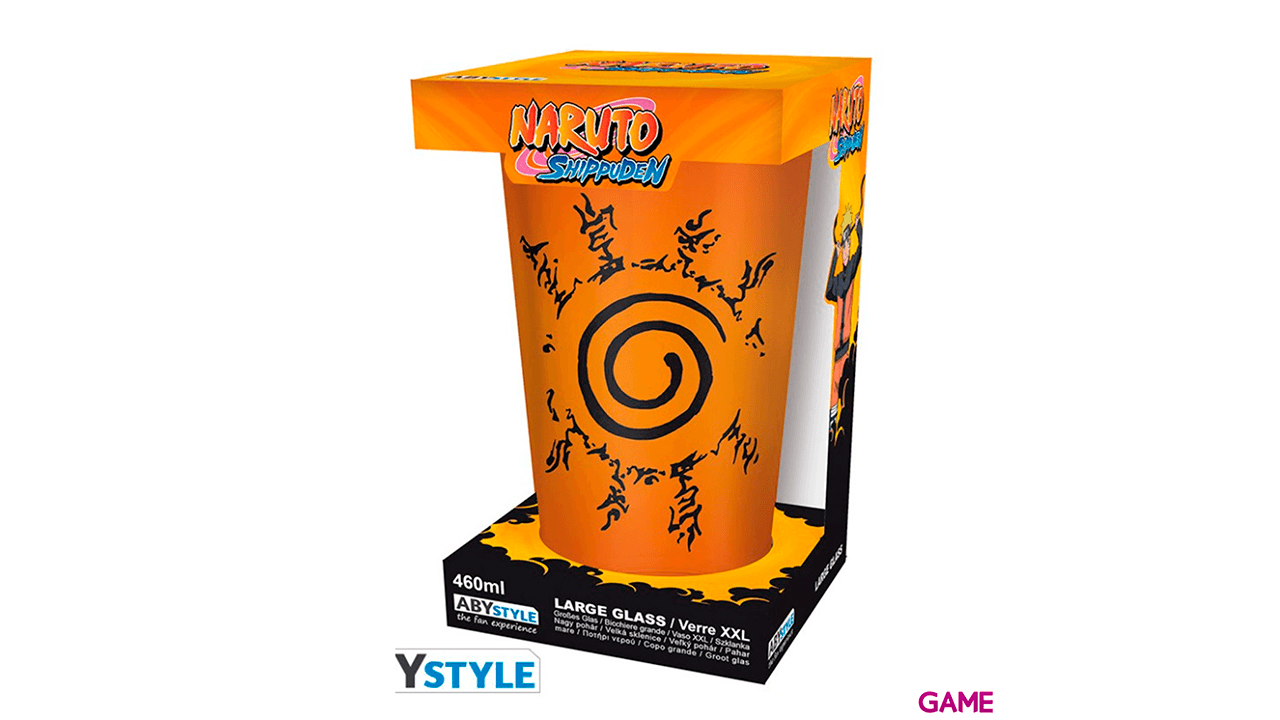 Vaso Naruto Shippuden 400ml: Konoha & Sceau