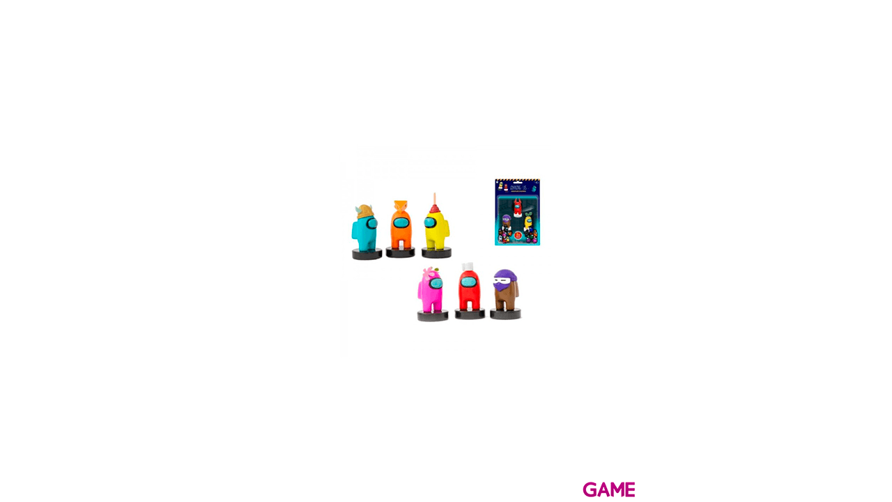 Pack de 3 Figuras Among Us con Sello