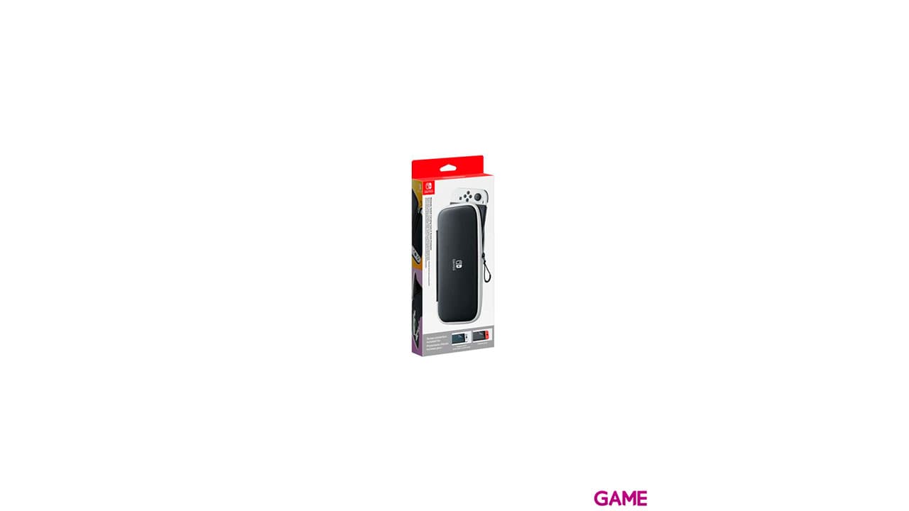 Set Funda + Protector Pantalla Switch OLED y Switch Estandar