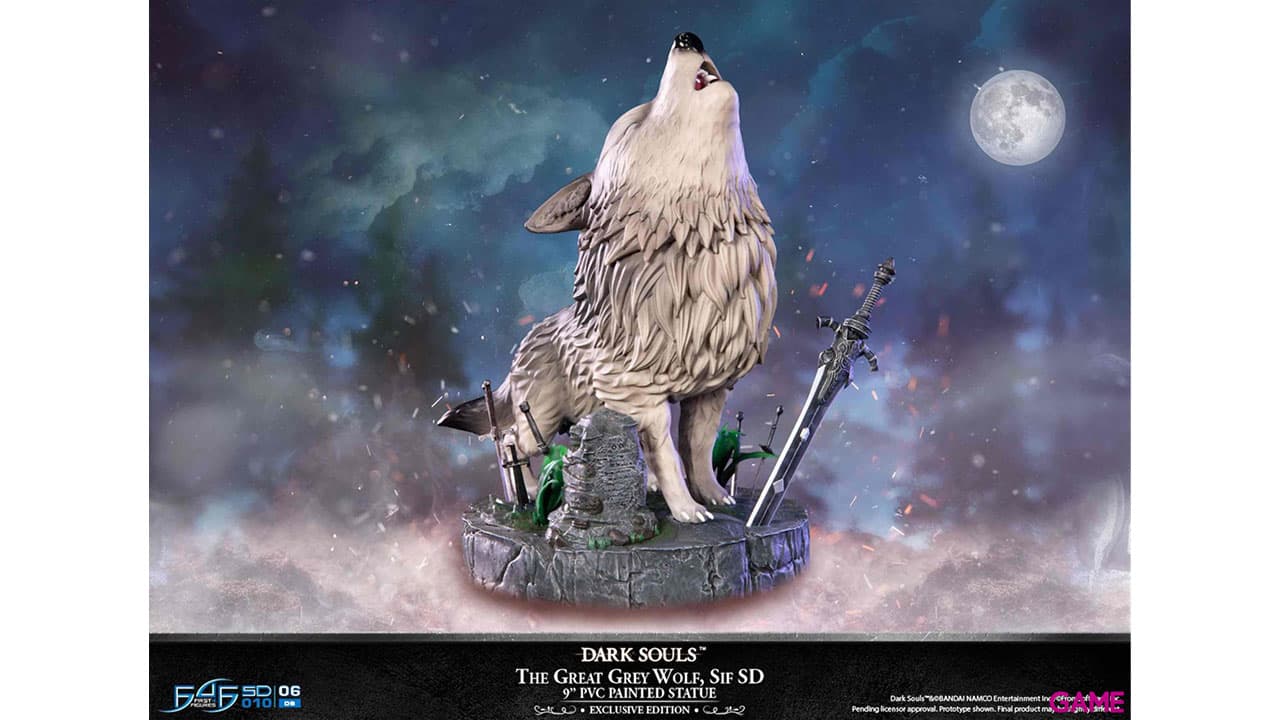 Estatua Dark Souls: The Great Grey Wolf Sif 22cm