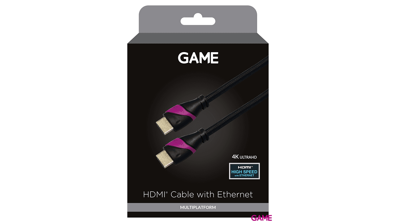 GAME GM607 Cable HDMI 2.0 con Ethernet PS5-PS4-XSX-XONE-NSW-PC