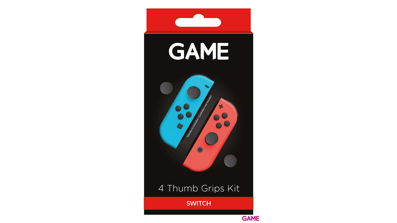 GAME GM621 Set de 4 Grips para Nintendo Switch