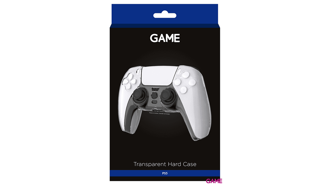 GAME GM874 Carcasa Rígida transparente para Mando DualSense