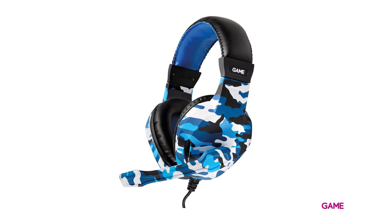 GAME PHX200 Blue Camo V1 PC - PS5 - PS4 -  XBOX - Switch - Auriculares Gaming