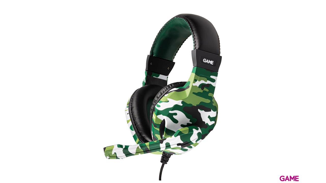 GAME PHX200 Green Camo V1 PC - PS5 - PS4 -  XBOX - Switch - Auriculares Gaming
