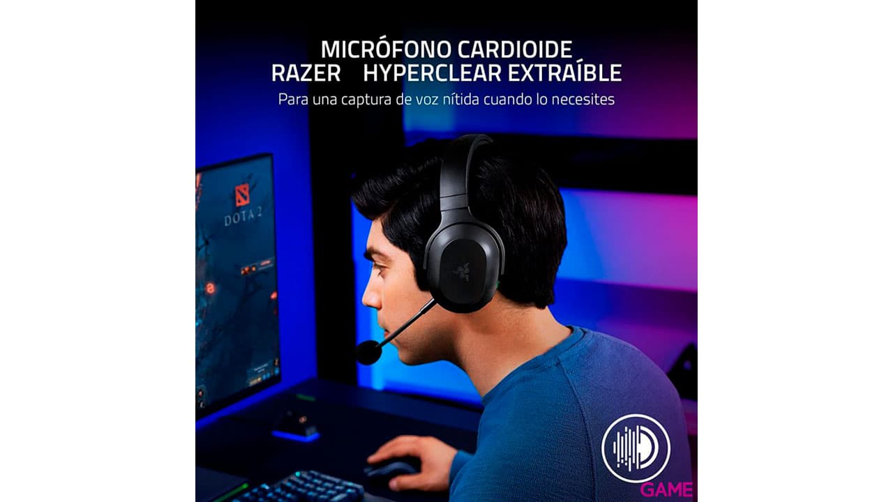 Razer Barracuda X - Wireless - PC-PS4-PS5 - Auriculares Gaming Inalambricos