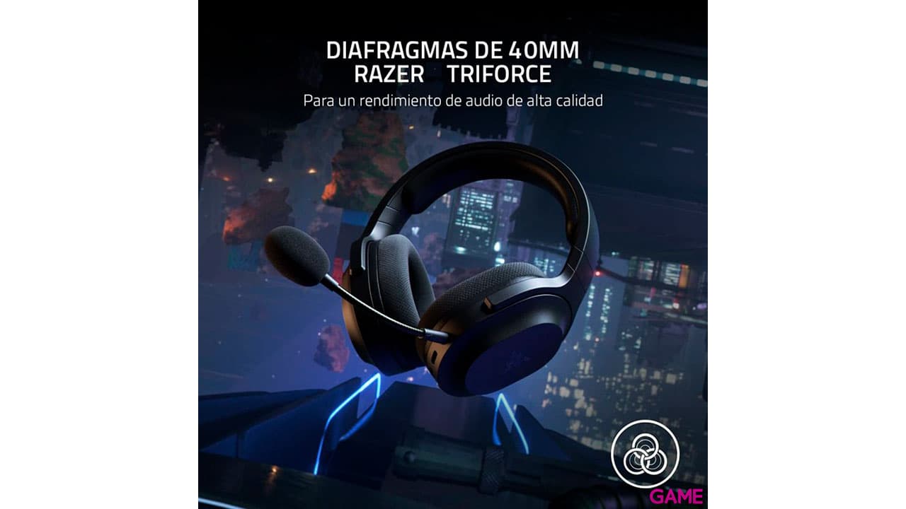 Razer Barracuda X - Wireless - PC-PS4-PS5 - Auriculares Gaming Inalambricos