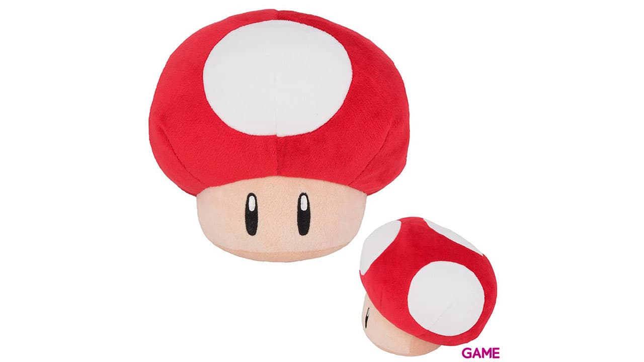 Peluche Super Mario: Super Seta 16cm