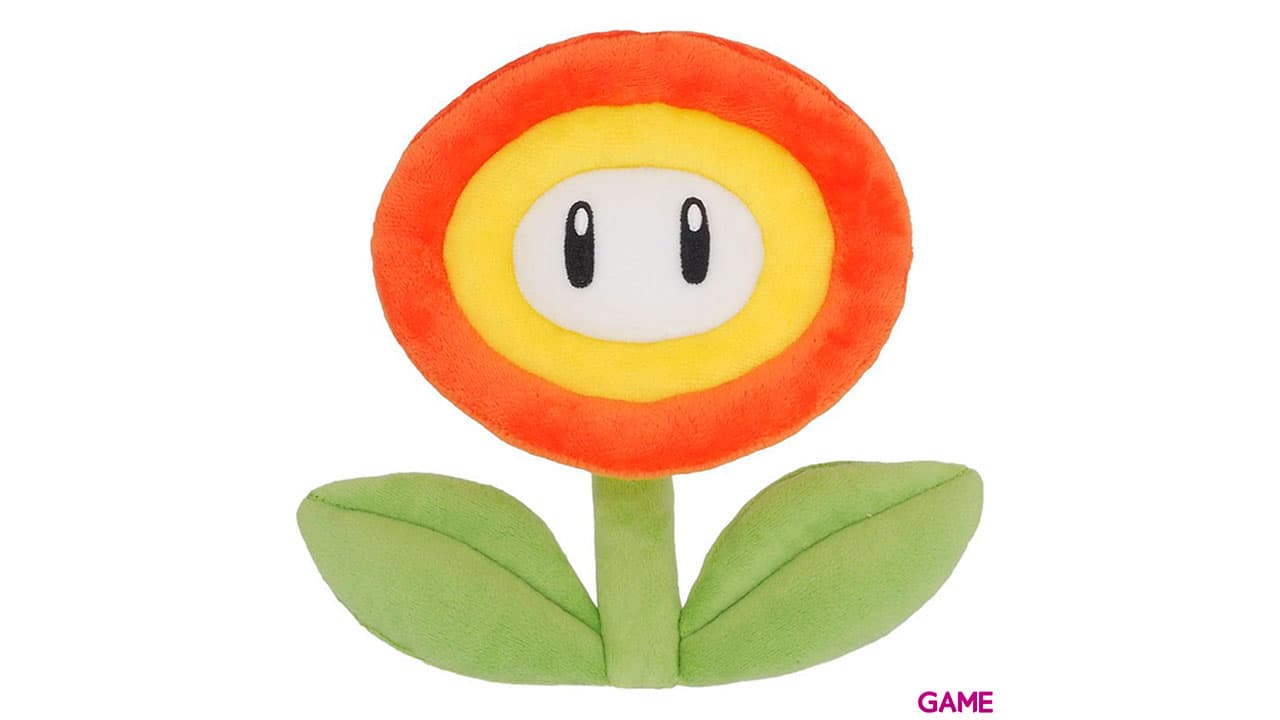 Peluche Super Mario: Flor de Fuego 18cm