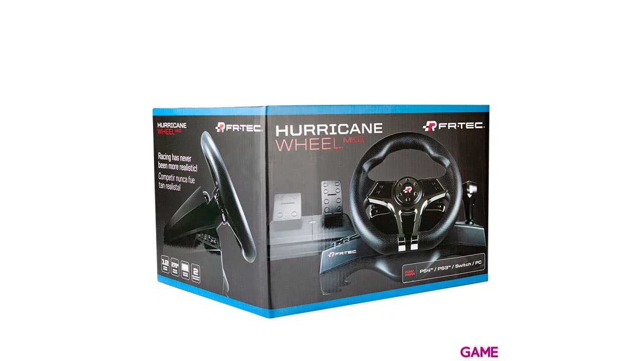 Volante FR-Tec Hurricane MKII PS4-PS3-NSW-PC