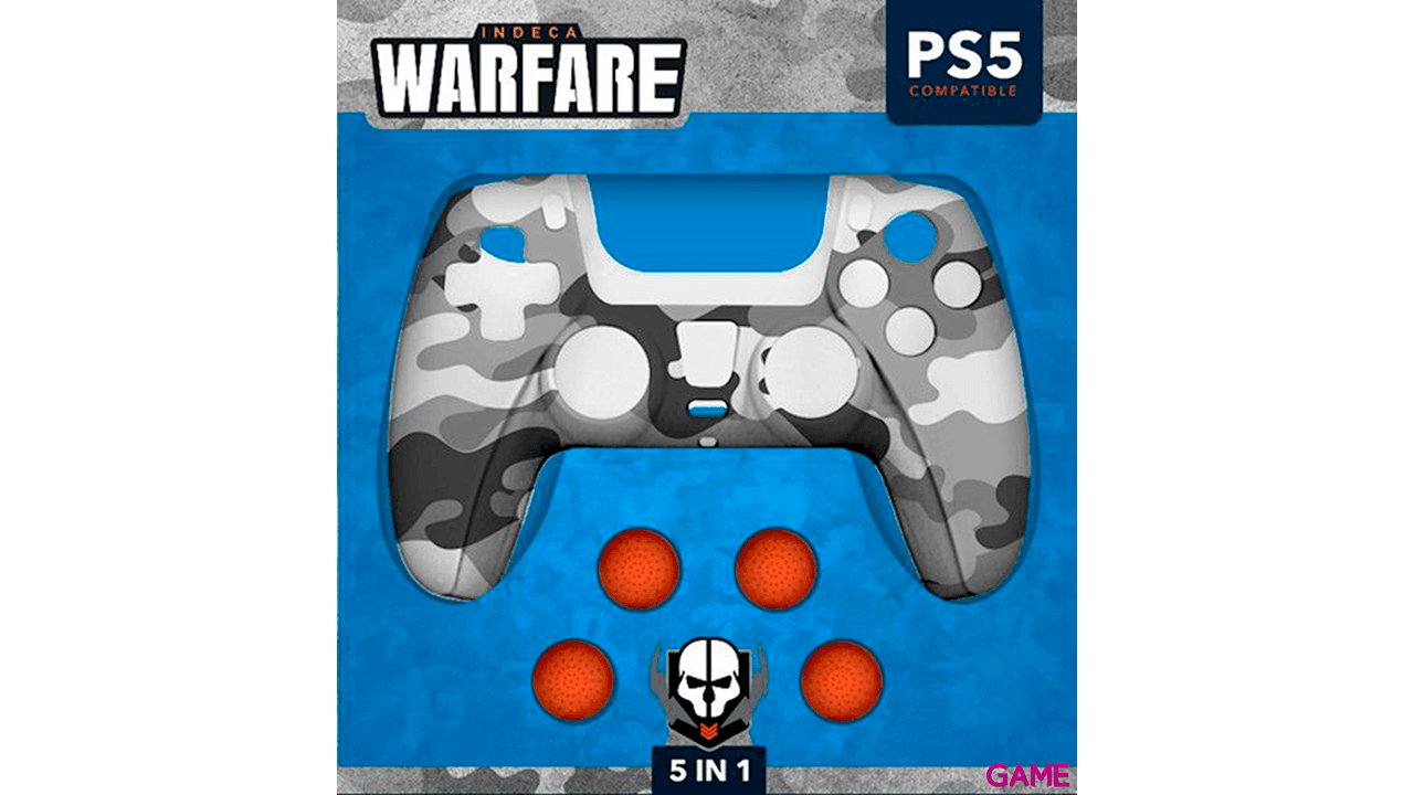 Indeca Warfare 2021 Kit Accesorios Mando PS5 - Pack Perifericos