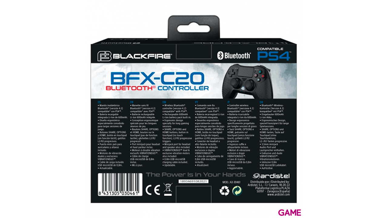 Controller Bluetooth Ardistel BlackFire BFX-C20