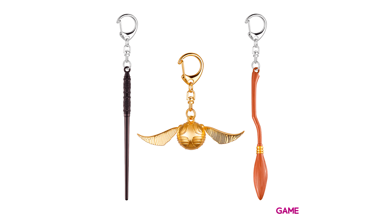 Pack de 3 Llaveros Harry Potter