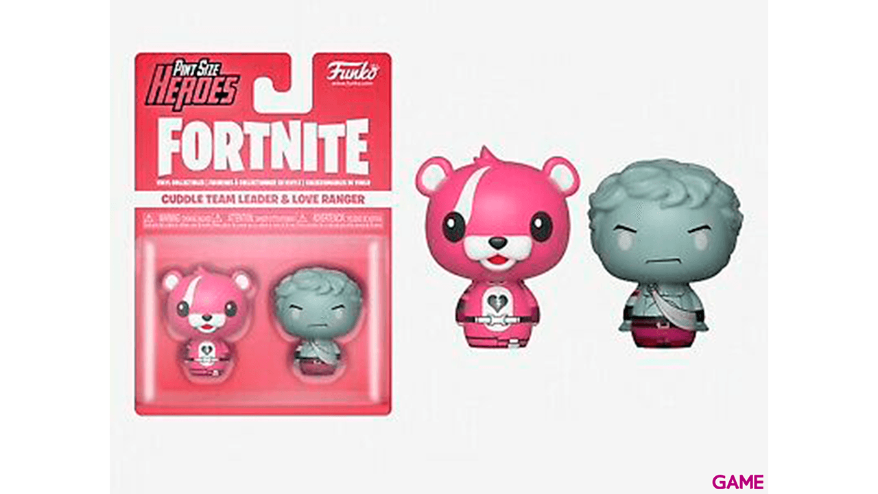Pack Figuras Pint Size Heroes Fortnite: Cuddle Team Leader y Love Ranger