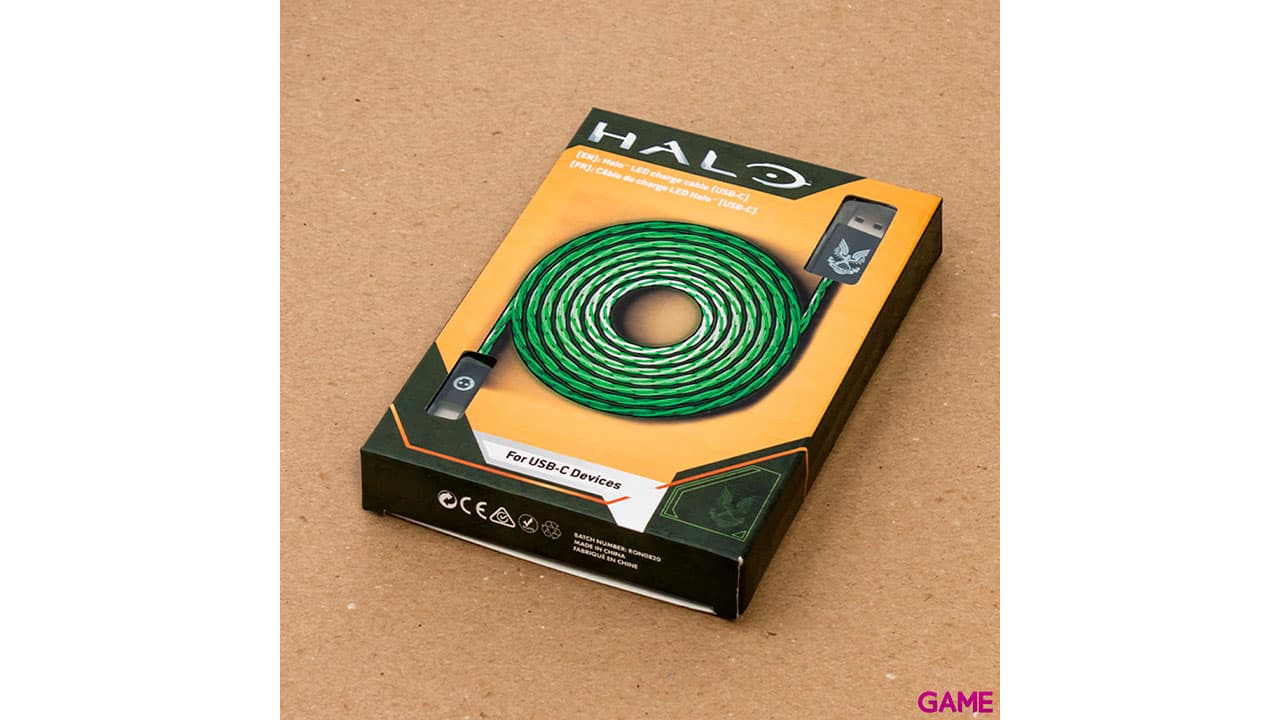 Cable Halo LED USB Tipo C 1.5m