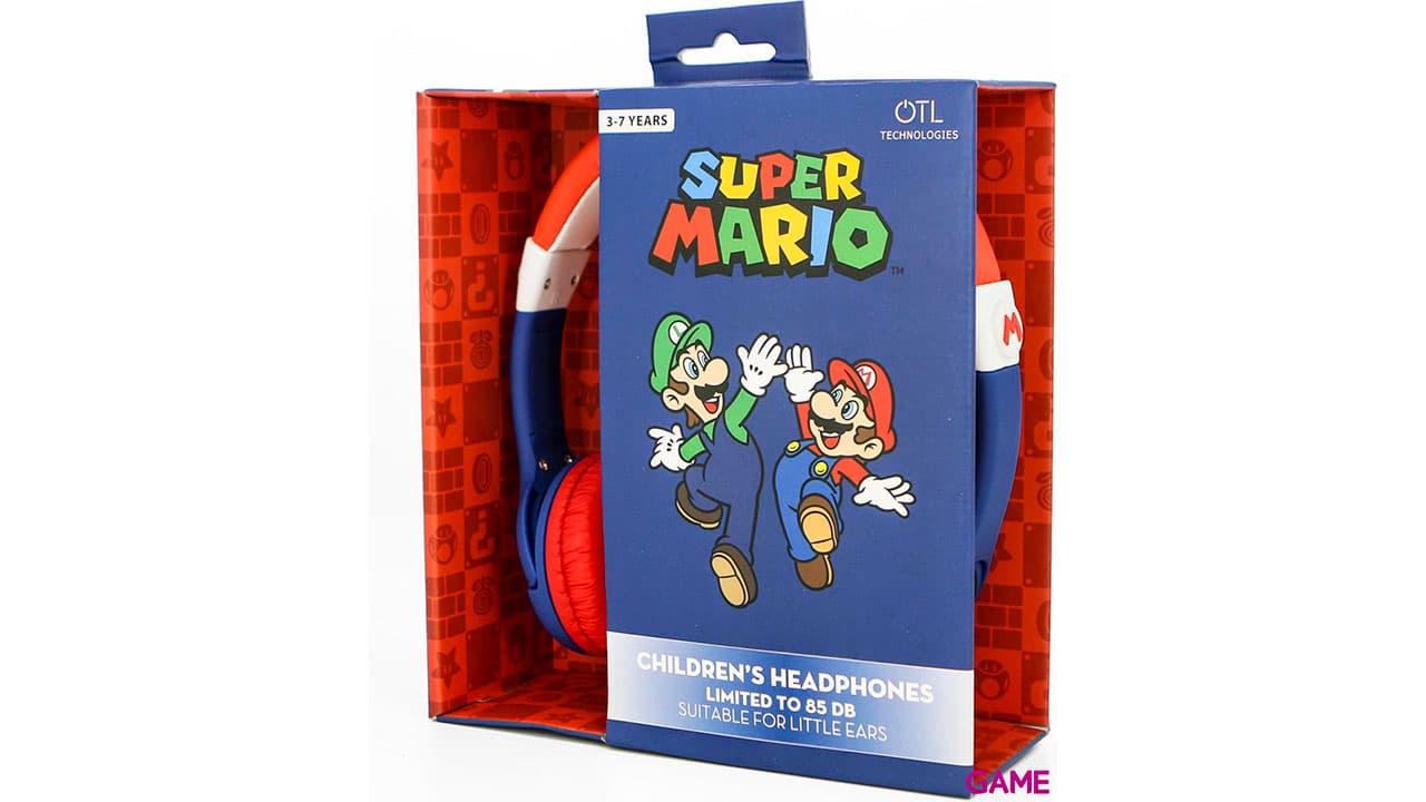 Auriculares OTL Super Mario Infantiles