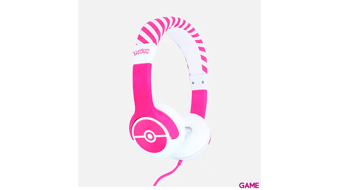 Auriculares OTL Pokémon Pokeball Rosa Infantiles