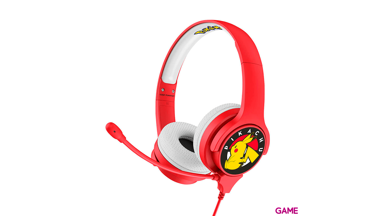 Auriculares OTL Pokemon Pikachu Rojo Interactivos