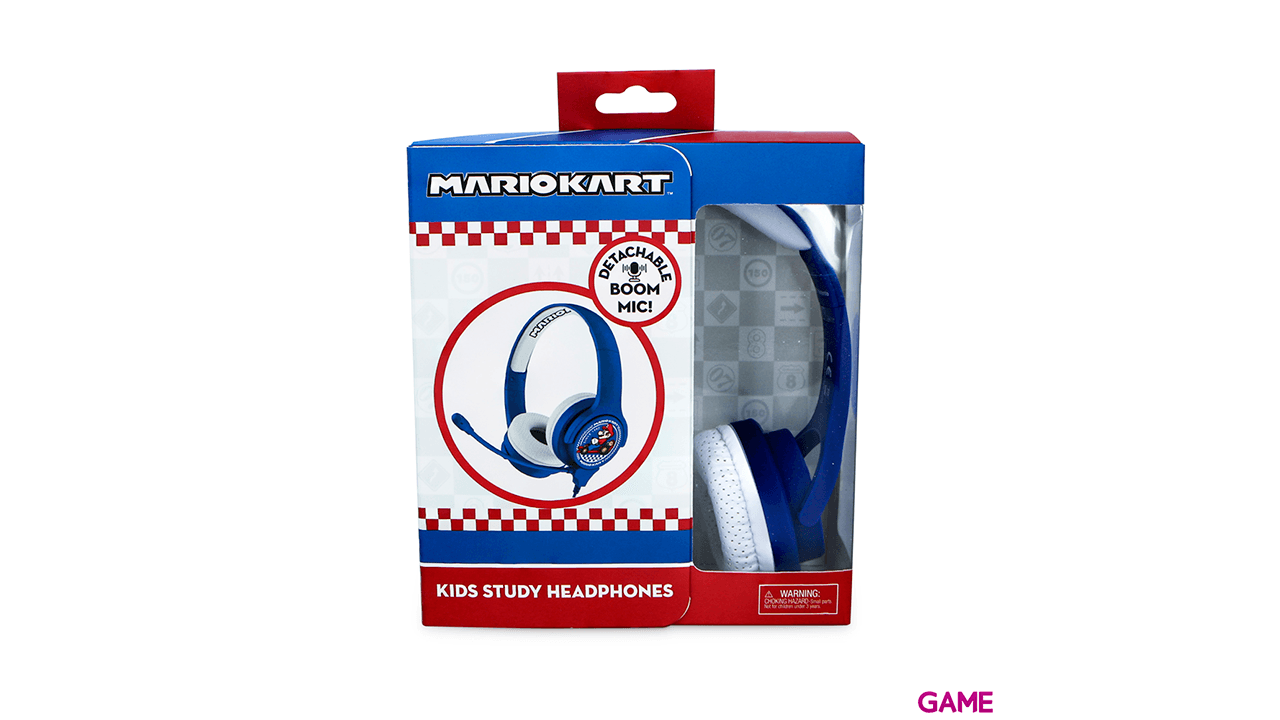 Auriculares OTL Nintendo Mariokart Azul Interactivos