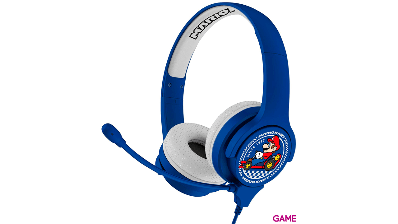 Auriculares OTL Nintendo Mariokart Azul Interactivos