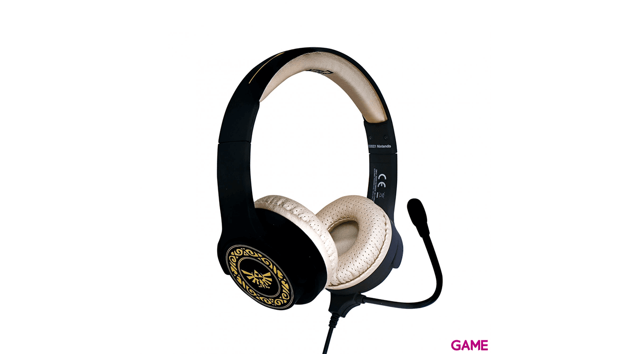 Auriculares OTL Nintendo Zelda Azul y Dorado Interactivos