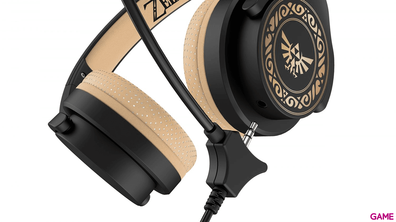Auriculares OTL Nintendo Zelda Azul y Dorado Interactivos