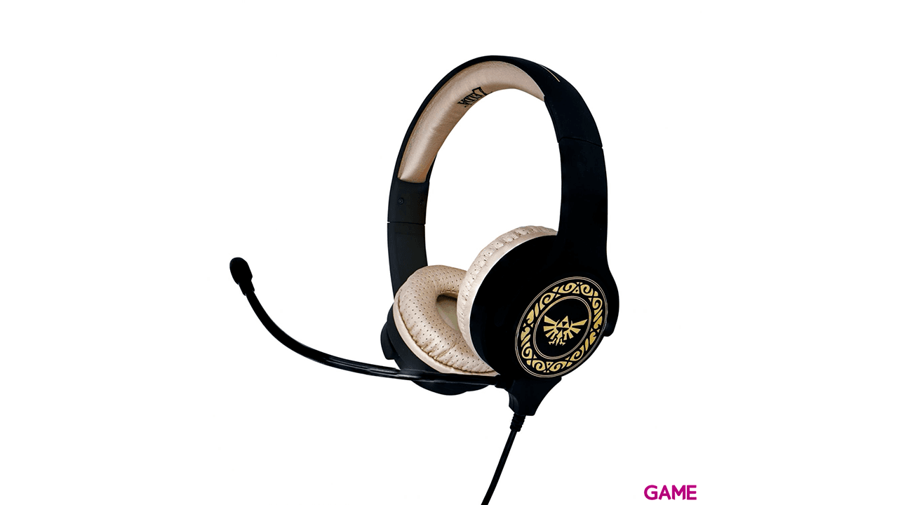 Auriculares OTL Nintendo Zelda Azul y Dorado Interactivos