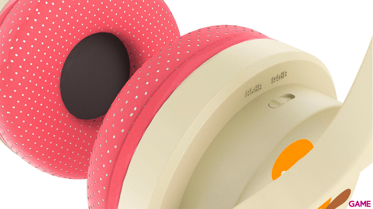 Auriculares OTL Animal Crossing Isabelle Rosa y Crema Interactivos