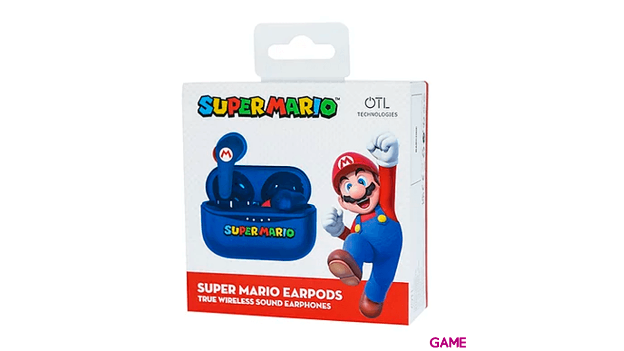 Auriculares Earpods OTL Super Mario Blue