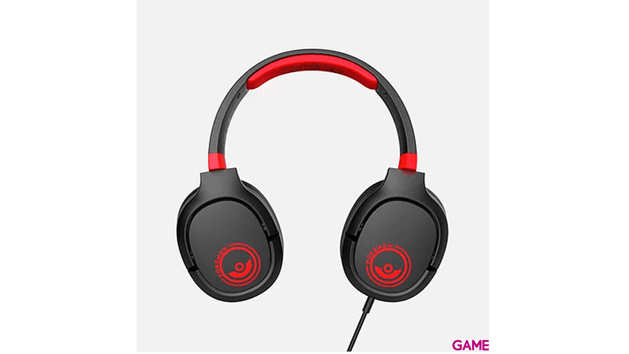 Auriculares OTL Pro G1 Pokémon Pokeball Rojo y Negro