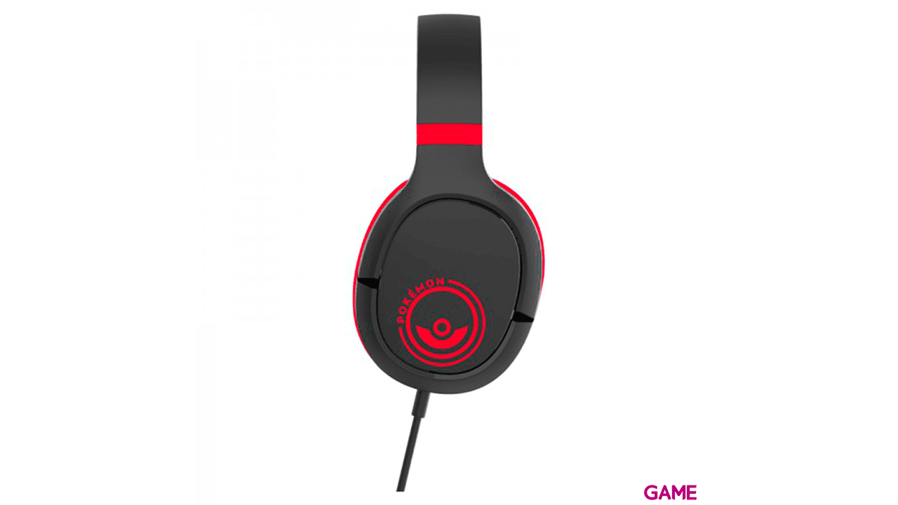 Auriculares OTL Pro G1 Pokémon Pokeball Rojo y Negro